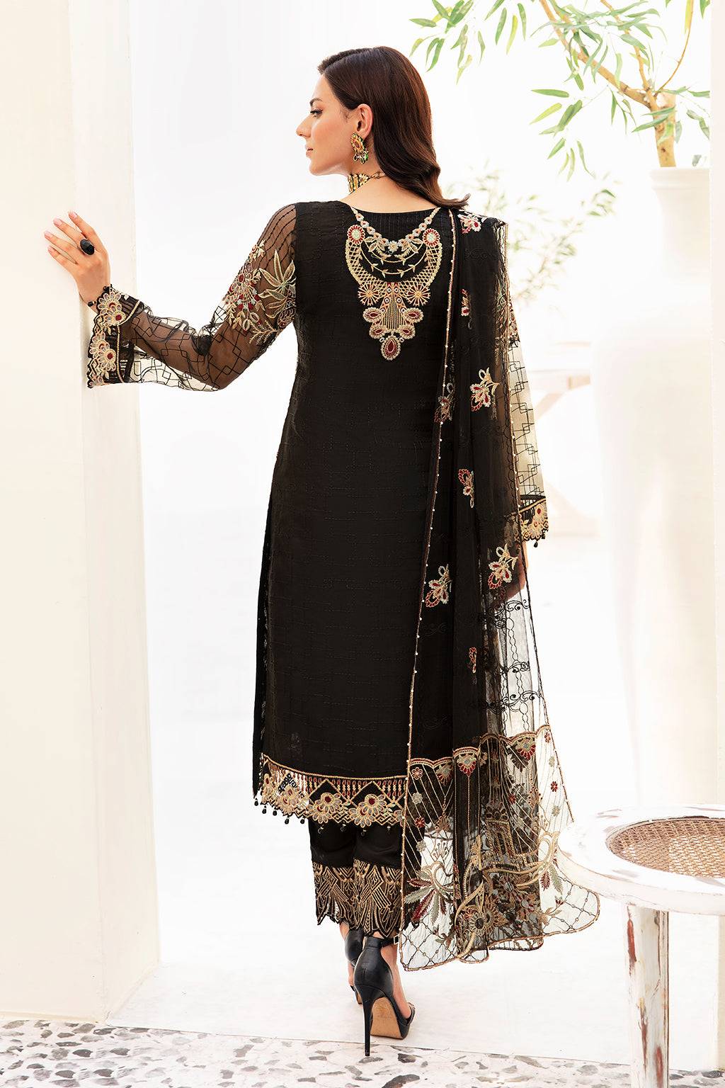 Ramsha | Minhal Organza Collection | M-906 - Pakistani Designer Dress - by Ramsha | Type: Formal - 100% Original at Saira Sultan