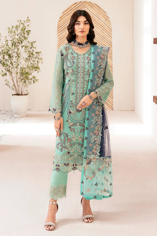 Ramsha | Rangoon Chiffon Collection 24 | D-1207 - Pakistani Designer Dress - by Ramsha | Type: Formal - 100% Original at Saira Sultan