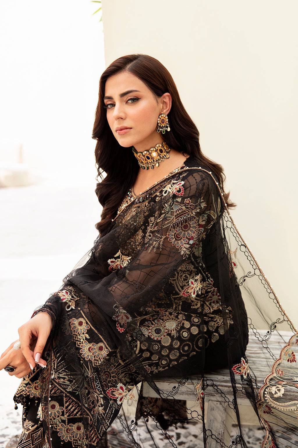 Ramsha | Minhal Organza Collection | M-906 - Pakistani Designer Dress - by Ramsha | Type: Formal - 100% Original at Saira Sultan