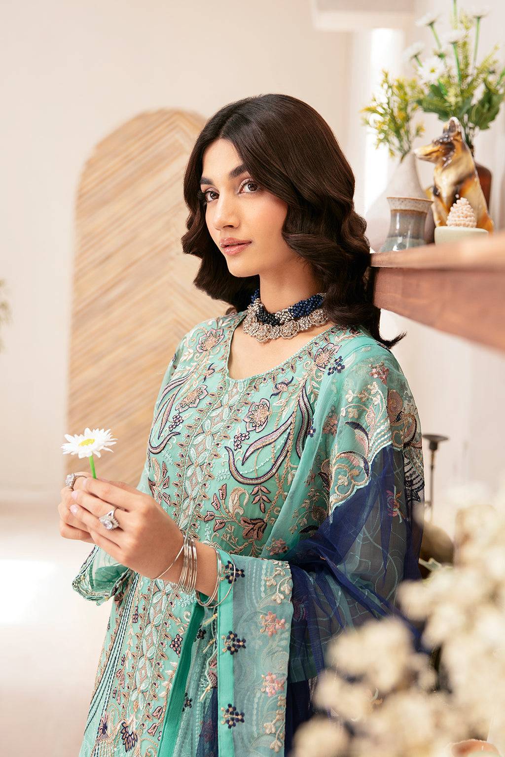 Ramsha | Rangoon Chiffon Collection 24 | D-1207 - Pakistani Designer Dress - by Ramsha | Type: Formal - 100% Original at Saira Sultan