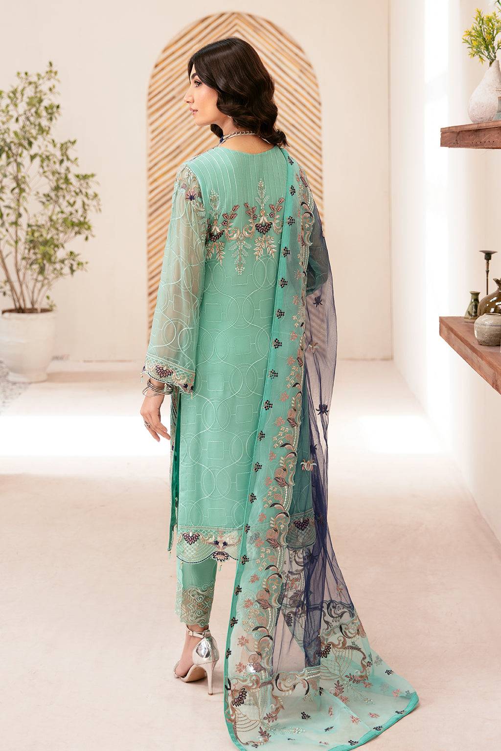 Ramsha | Rangoon Chiffon Collection 24 | D-1207 - Pakistani Designer Dress - by Ramsha | Type: Formal - 100% Original at Saira Sultan