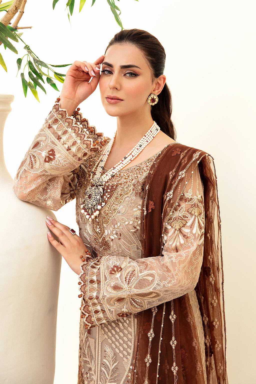 Ramsha | Minhal Organza Collection | M-904 - Pakistani Designer Dress - by Ramsha | Type: Formal - 100% Original at Saira Sultan