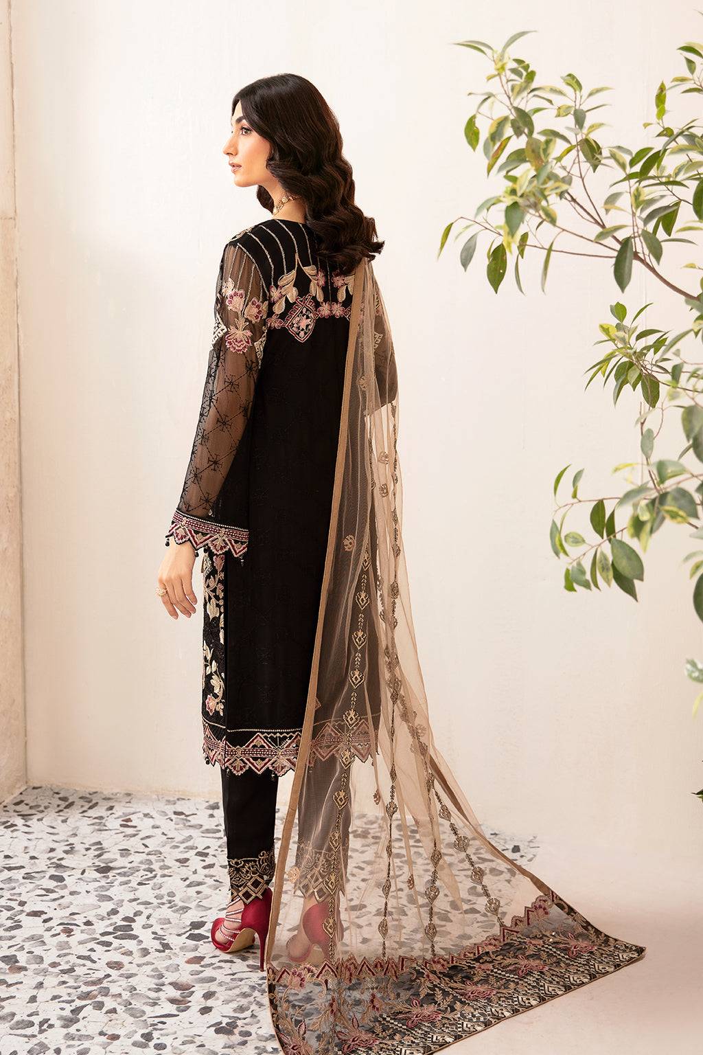 Ramsha | Rangoon Chiffon Collection 24 | D-1204 - Pakistani Designer Dress - by Ramsha | Type: Formal - 100% Original at Saira Sultan