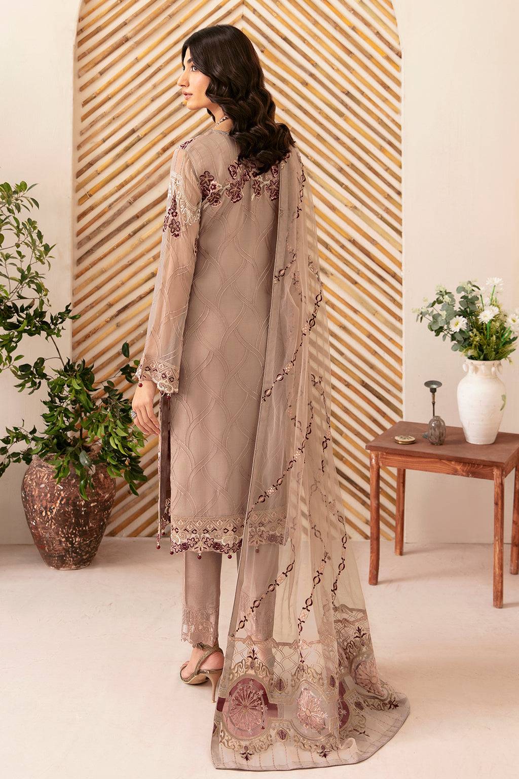 Ramsha | Rangoon Chiffon Collection 24 | D-1206 - Pakistani Designer Dress - by Ramsha | Type: Formal - 100% Original at Saira Sultan
