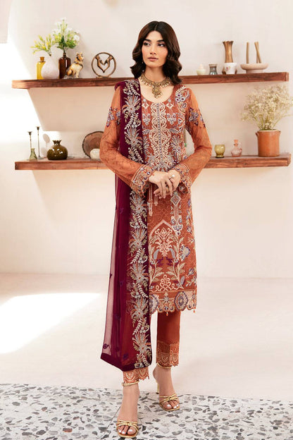 Ramsha | Rangoon Chiffon Collection 24 | D-1209 - Pakistani Designer Dress - by Ramsha | Type: Formal - 100% Original at Saira Sultan