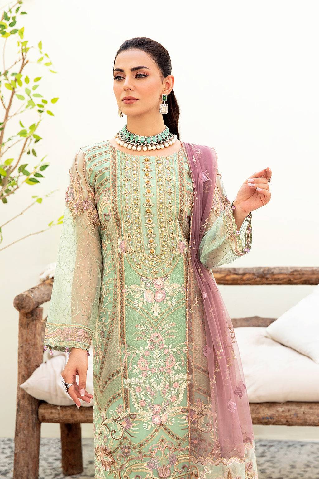 Ramsha | Minhal Organza Collection | M-905 - Pakistani Designer Dress - by Ramsha | Type: Formal - 100% Original at Saira Sultan