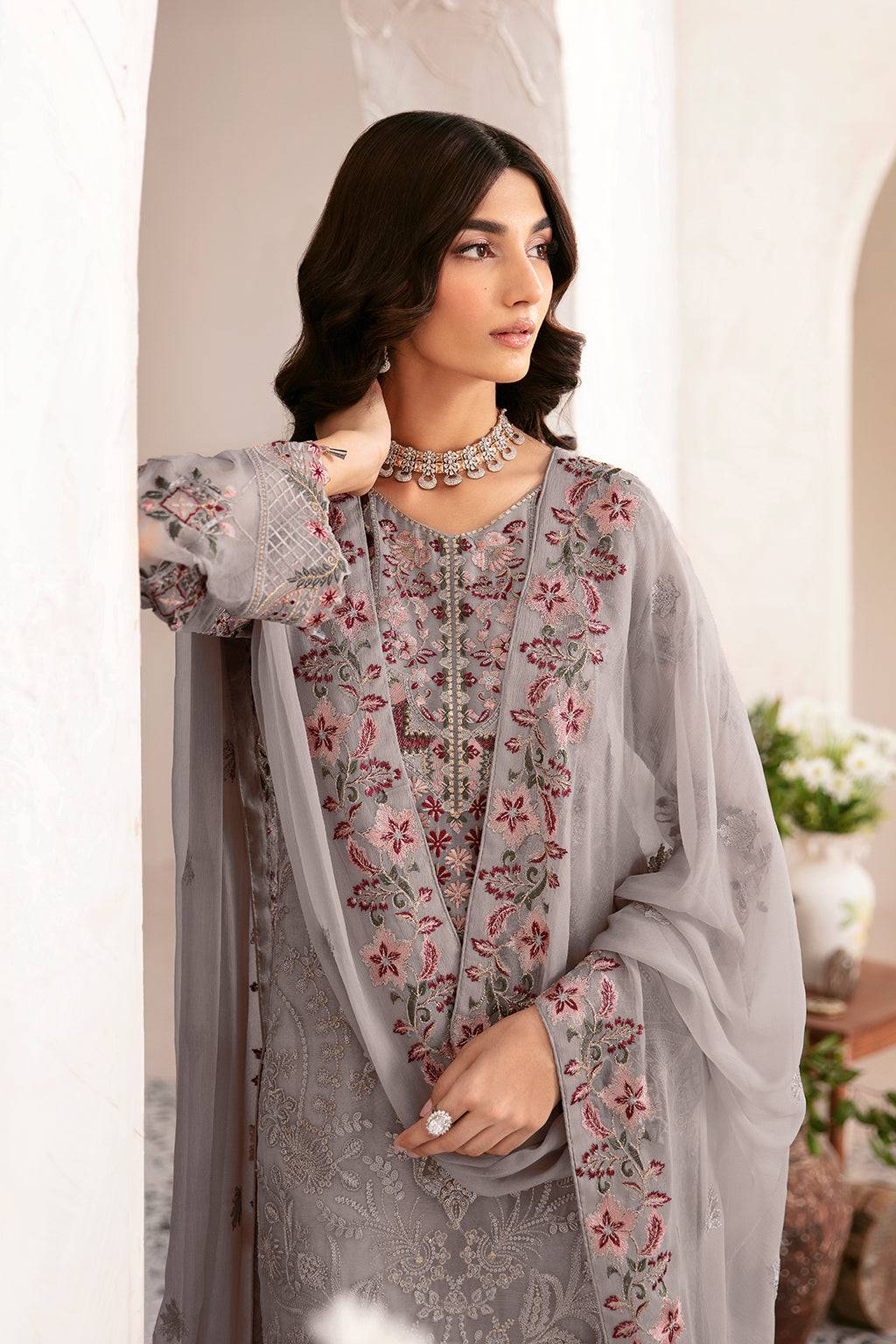 Ramsha | Rangoon Chiffon Collection 24 | D-1210 - Pakistani Designer Dress - by Ramsha | Type: Formal - 100% Original at Saira Sultan