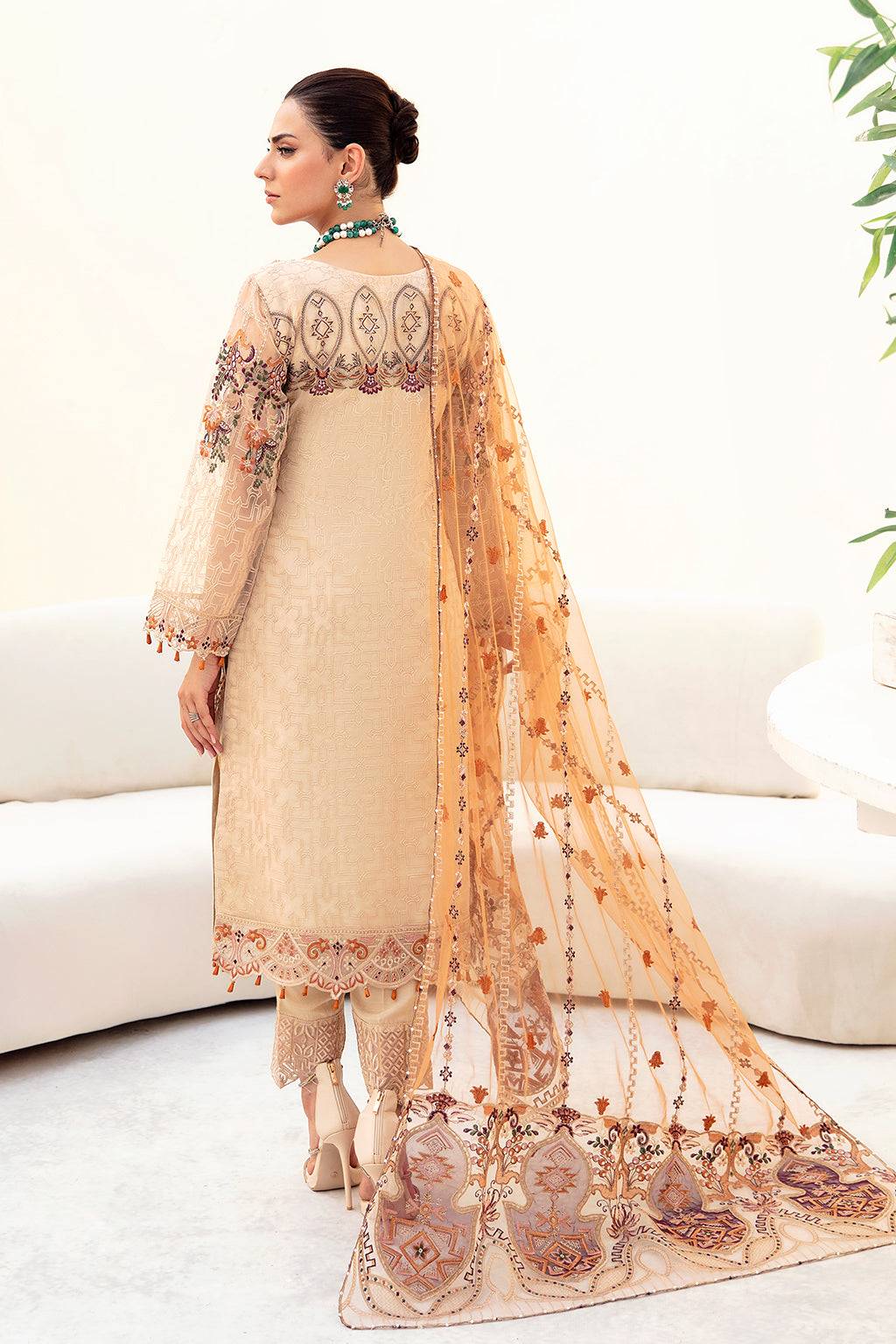 Ramsha | Minhal Organza Collection | M-901 - Pakistani Designer Dress - by Ramsha | Type: Formal - 100% Original at Saira Sultan