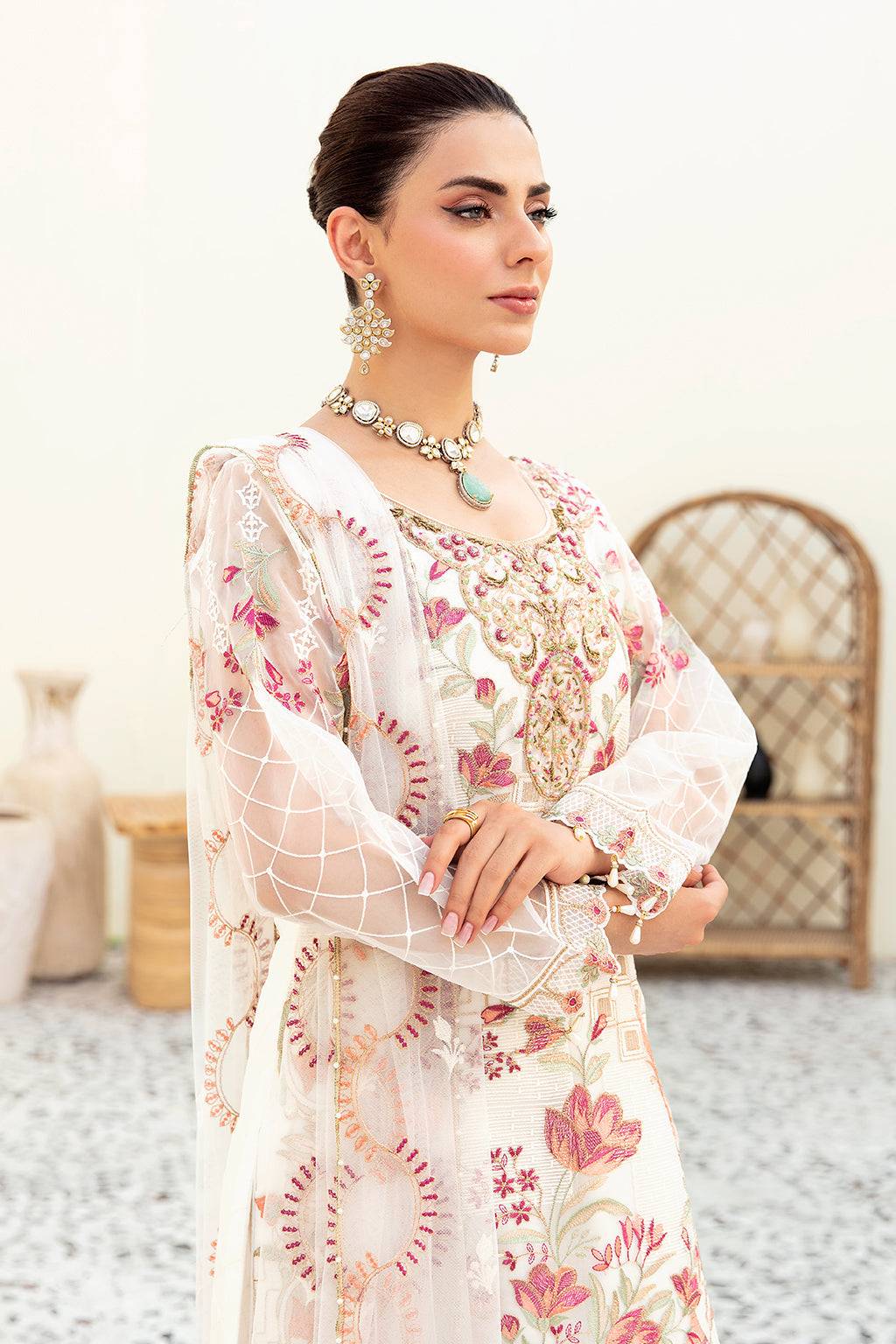 Ramsha | Minhal Organza Collection | M-907 - Pakistani Designer Dress - by Ramsha | Type: Formal - 100% Original at Saira Sultan