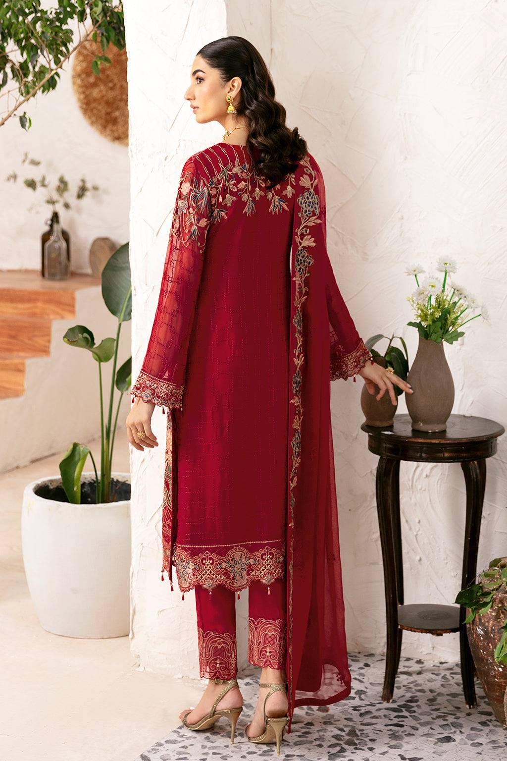Ramsha | Rangoon Chiffon Collection 24 | D-1205 - Pakistani Designer Dress - by Ramsha | Type: Formal - 100% Original at Saira Sultan