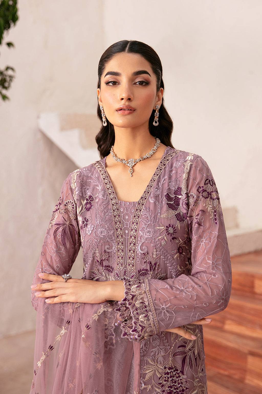 Ramsha | Rangoon Chiffon Collection 24 | D-1208 - Pakistani Designer Dress - by Ramsha | Type: Formal - 100% Original at Saira Sultan