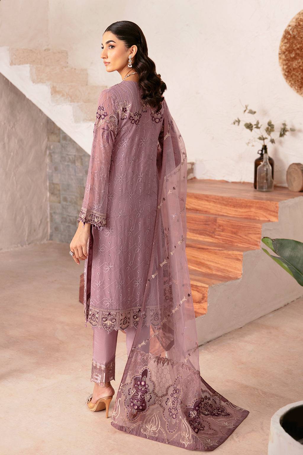 Ramsha | Rangoon Chiffon Collection 24 | D-1208 - Pakistani Designer Dress - by Ramsha | Type: Formal - 100% Original at Saira Sultan