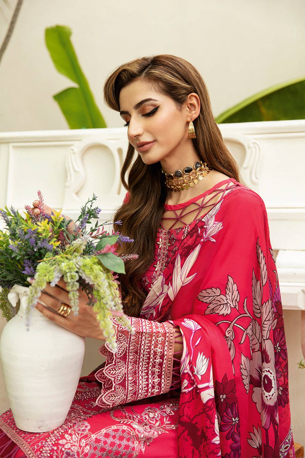 Ramsha | Luxury Lawn 24 | Y-810 - Pakistani Designer Dress - by Ramsha | Type: Casuals - 100% Original at Saira Sultan