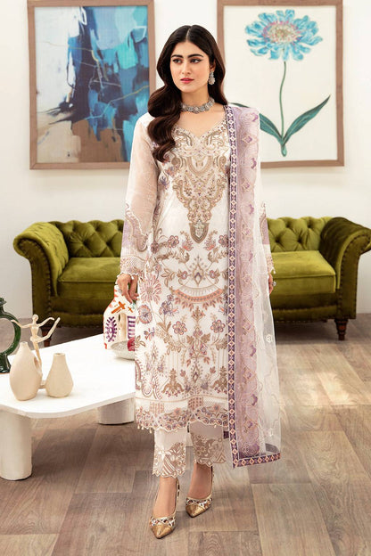 Ramsha | Minhal Organza Collection | M-1002 - Pakistani Designer Dress - by Ramsha | Type: Formal - 100% Original at Saira Sultan