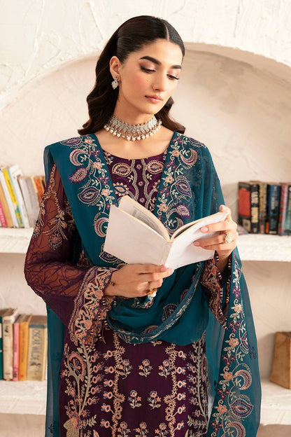 Ramsha | Rangoon Chiffon Collection 24 | D-1211 - Pakistani Designer Dress - by Ramsha | Type: Formal - 100% Original at Saira Sultan
