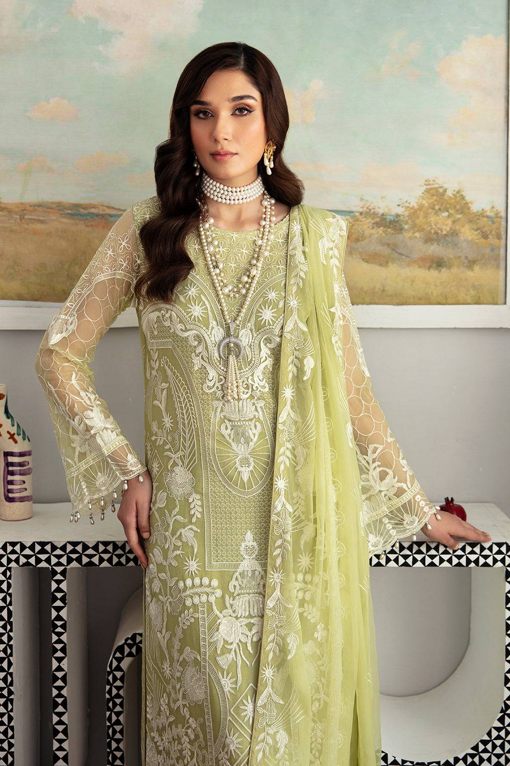 Ramsha | Rangoon Chiffon Collection 24 |D-1105 - Pakistani Designer Dress - by Ramsha | Type: Formal - 100% Original at Saira Sultan