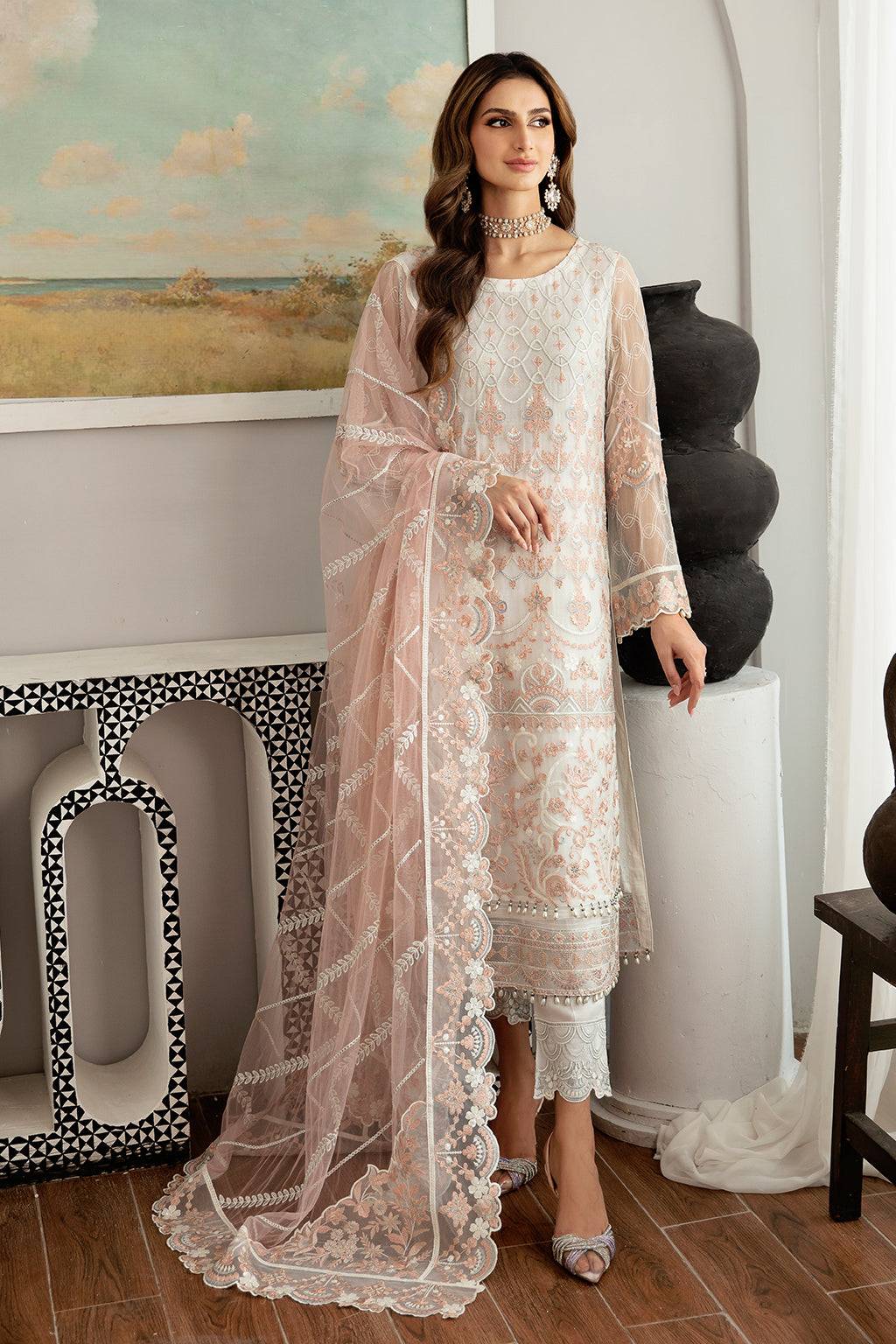 Ramsha | Rangoon Chiffon Collection 24 |D-1103 - Pakistani Designer Dress - by Ramsha | Type: Formal - 100% Original at Saira Sultan