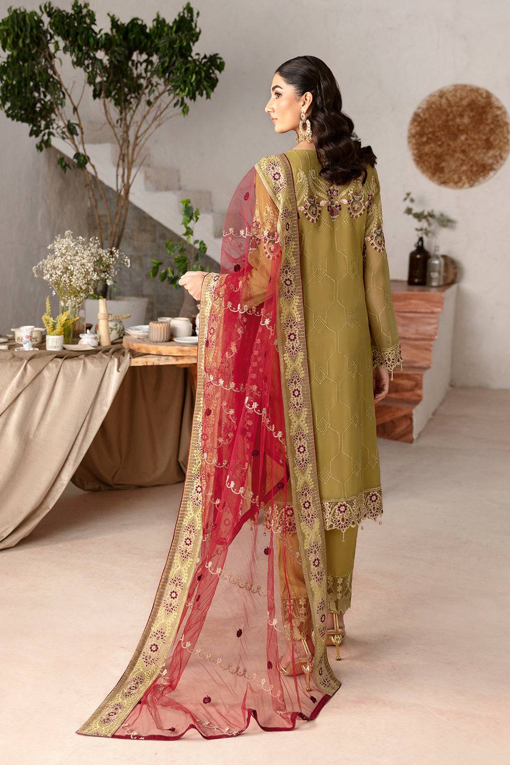 Ramsha | Rangoon Chiffon Collection 24 | D-1203 - Pakistani Designer Dress - by Ramsha | Type: Formal - 100% Original at Saira Sultan