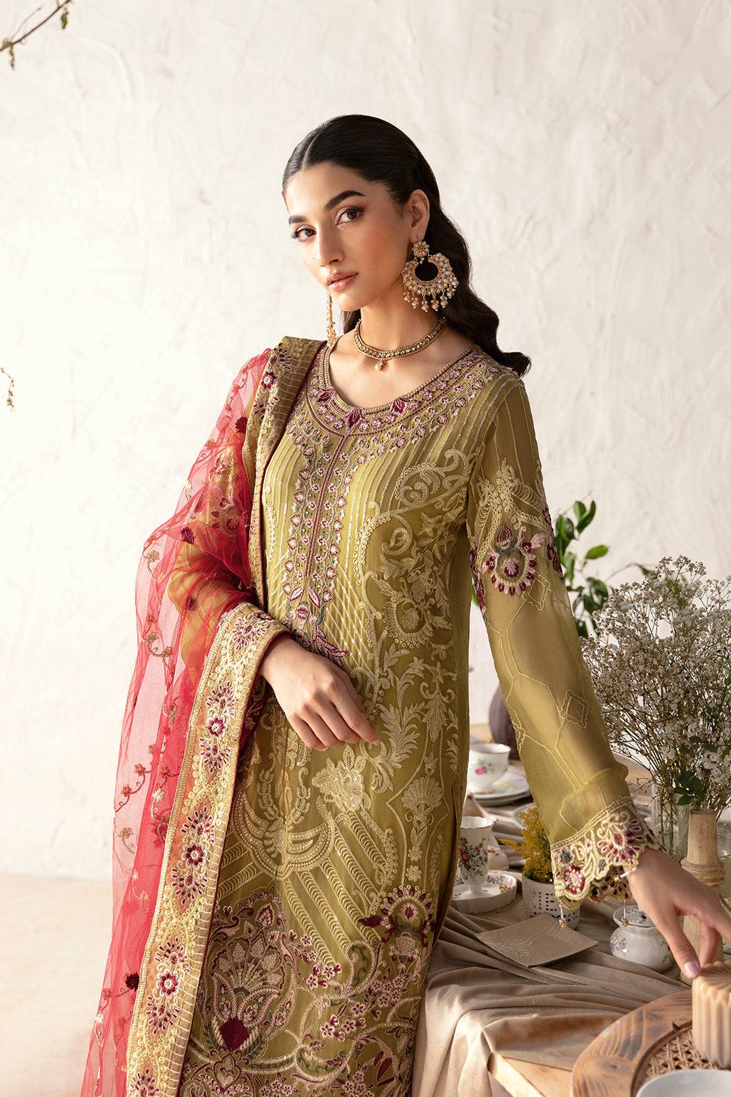 Ramsha | Rangoon Chiffon Collection 24 | D-1203 - Pakistani Designer Dress - by Ramsha | Type: Formal - 100% Original at Saira Sultan
