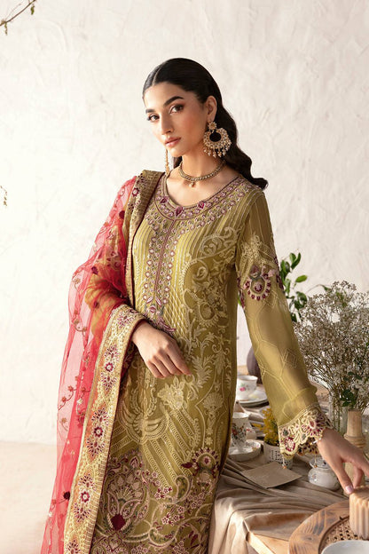 Ramsha | Rangoon Chiffon Collection 24 | D-1203 - Pakistani Designer Dress - by Ramsha | Type: Formal - 100% Original at Saira Sultan