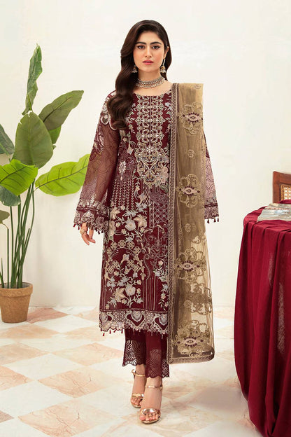 Ramsha | Minhal Organza Collection | M-1003 - Pakistani Designer Dress - by Ramsha | Type: Formal - 100% Original at Saira Sultan
