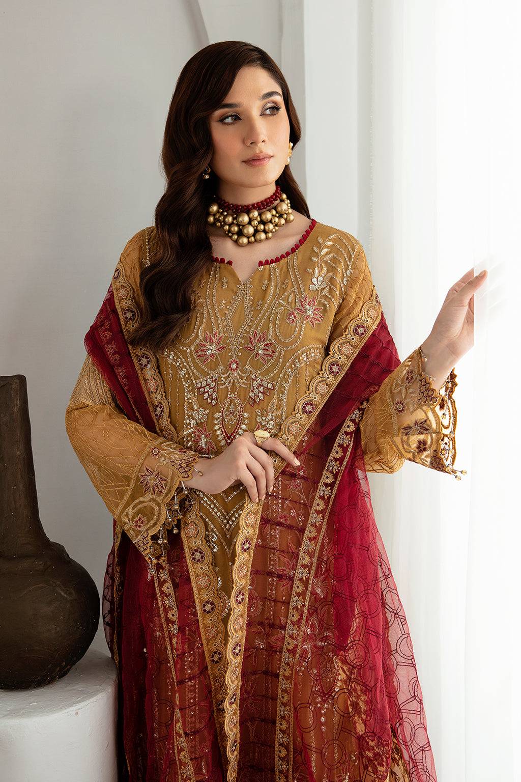 Ramsha | Rangoon Chiffon Collection 24 |D-1110 - Pakistani Designer Dress - by Ramsha | Type: Formal - 100% Original at Saira Sultan