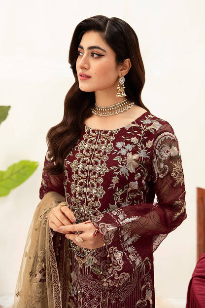 Ramsha | Minhal Organza Collection | M-1003 - Pakistani Designer Dress - by Ramsha | Type: Formal - 100% Original at Saira Sultan