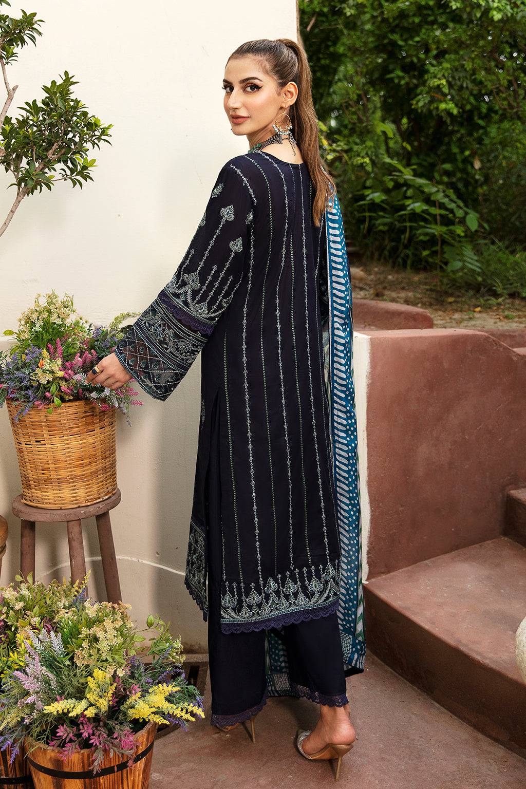Ramsha | Luxury Lawn 24 | Y-803 - Pakistani Designer Dress - by Ramsha | Type: Casuals - 100% Original at Saira Sultan
