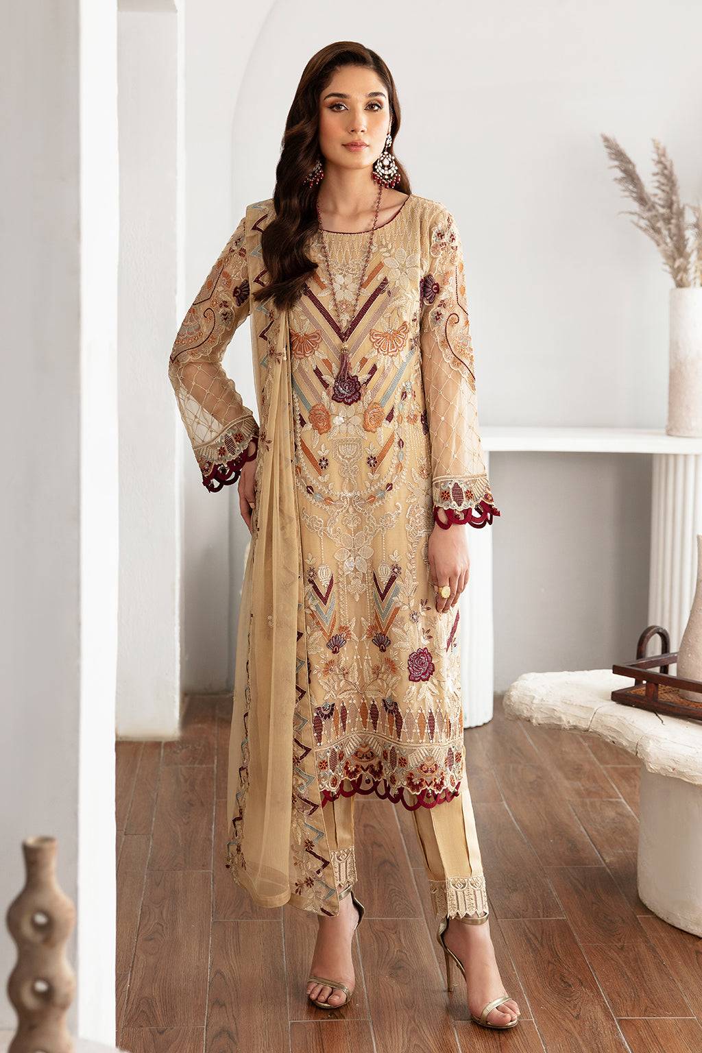 Ramsha | Rangoon Chiffon Collection 24 |D-1108 - Pakistani Designer Dress - by Ramsha | Type: Formal - 100% Original at Saira Sultan