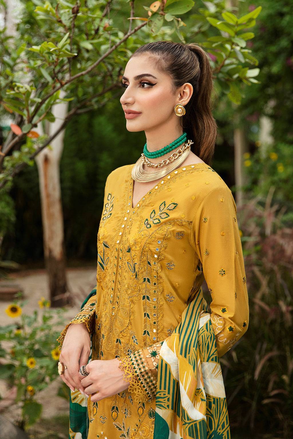 Ramsha | Luxury Lawn 24 | Y-805 - Pakistani Designer Dress - by Ramsha | Type: Casuals - 100% Original at Saira Sultan