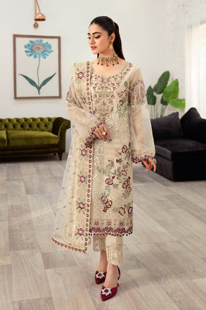 Ramsha | Minhal Organza Collection | M-1004 - Pakistani Designer Dress - by Ramsha | Type: Formal - 100% Original at Saira Sultan