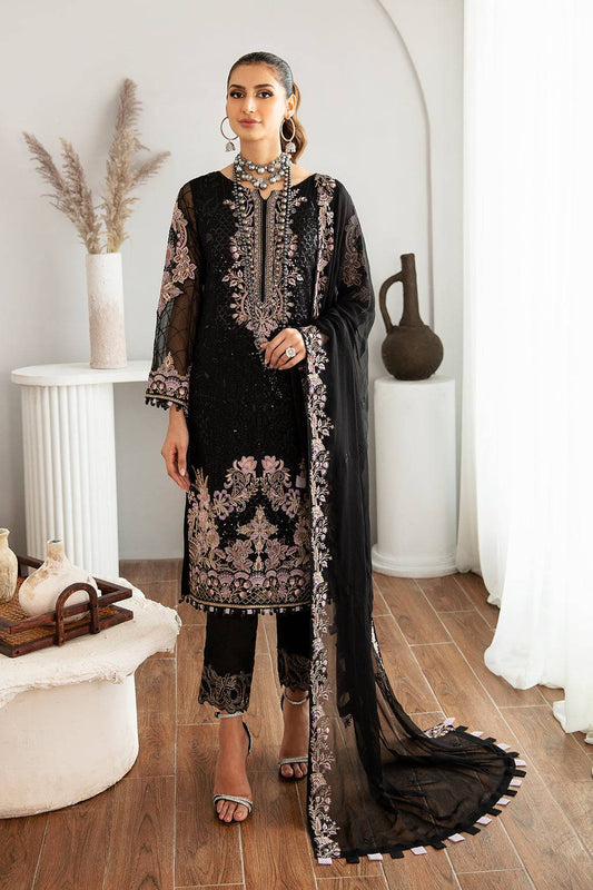 Ramsha | Rangoon Chiffon Collection 24 |D-1106 - Pakistani Designer Dress - by Ramsha | Type: Formal - 100% Original at Saira Sultan