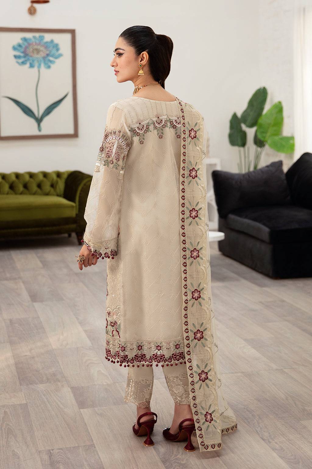 Ramsha | Minhal Organza Collection | M-1004 - Pakistani Designer Dress - by Ramsha | Type: Formal - 100% Original at Saira Sultan