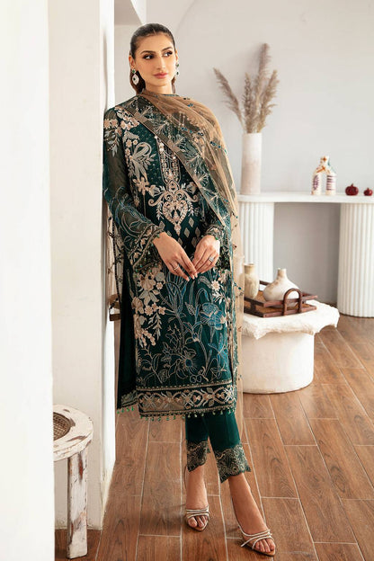 Ramsha | Rangoon Chiffon Collection 24 |D-1101 - Pakistani Designer Dress - by Ramsha | Type: Formal - 100% Original at Saira Sultan