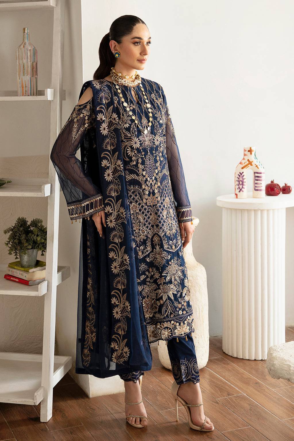 Ramsha | Rangoon Chiffon Collection 24 |D-1111 - Pakistani Designer Dress - by Ramsha | Type: Formal - 100% Original at Saira Sultan