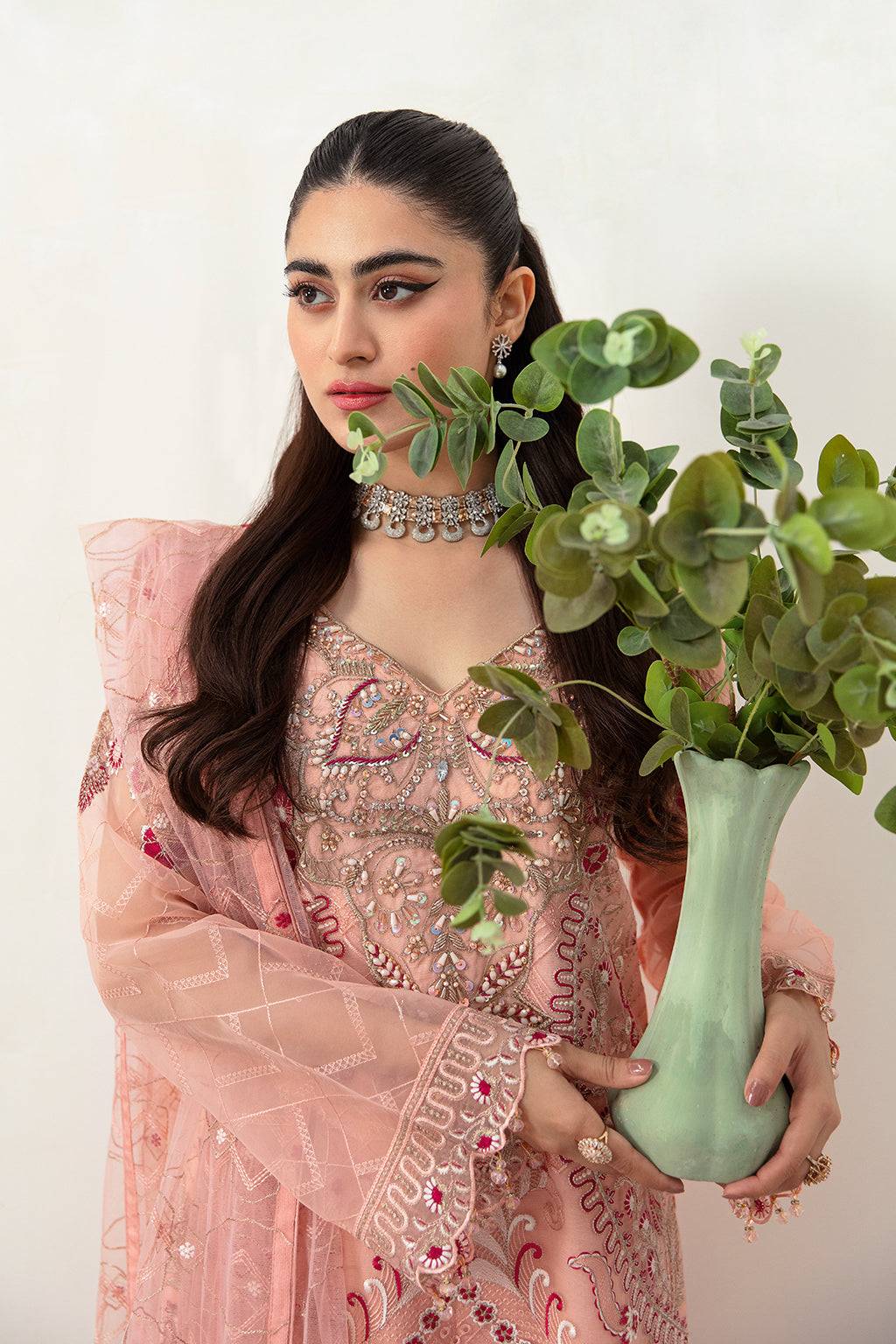 Ramsha | Minhal Organza Collection | M-1007 - Pakistani Designer Dress - by Ramsha | Type: Formal - 100% Original at Saira Sultan