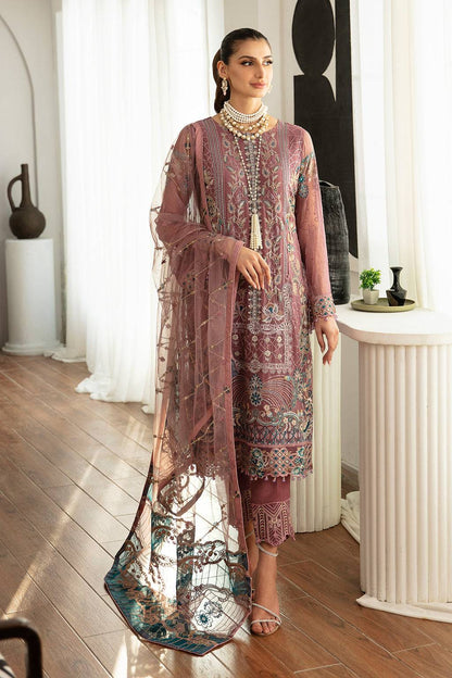 Ramsha | Rangoon Chiffon Collection 24 |D-1102 - Pakistani Designer Dress - by Ramsha | Type: Formal - 100% Original at Saira Sultan