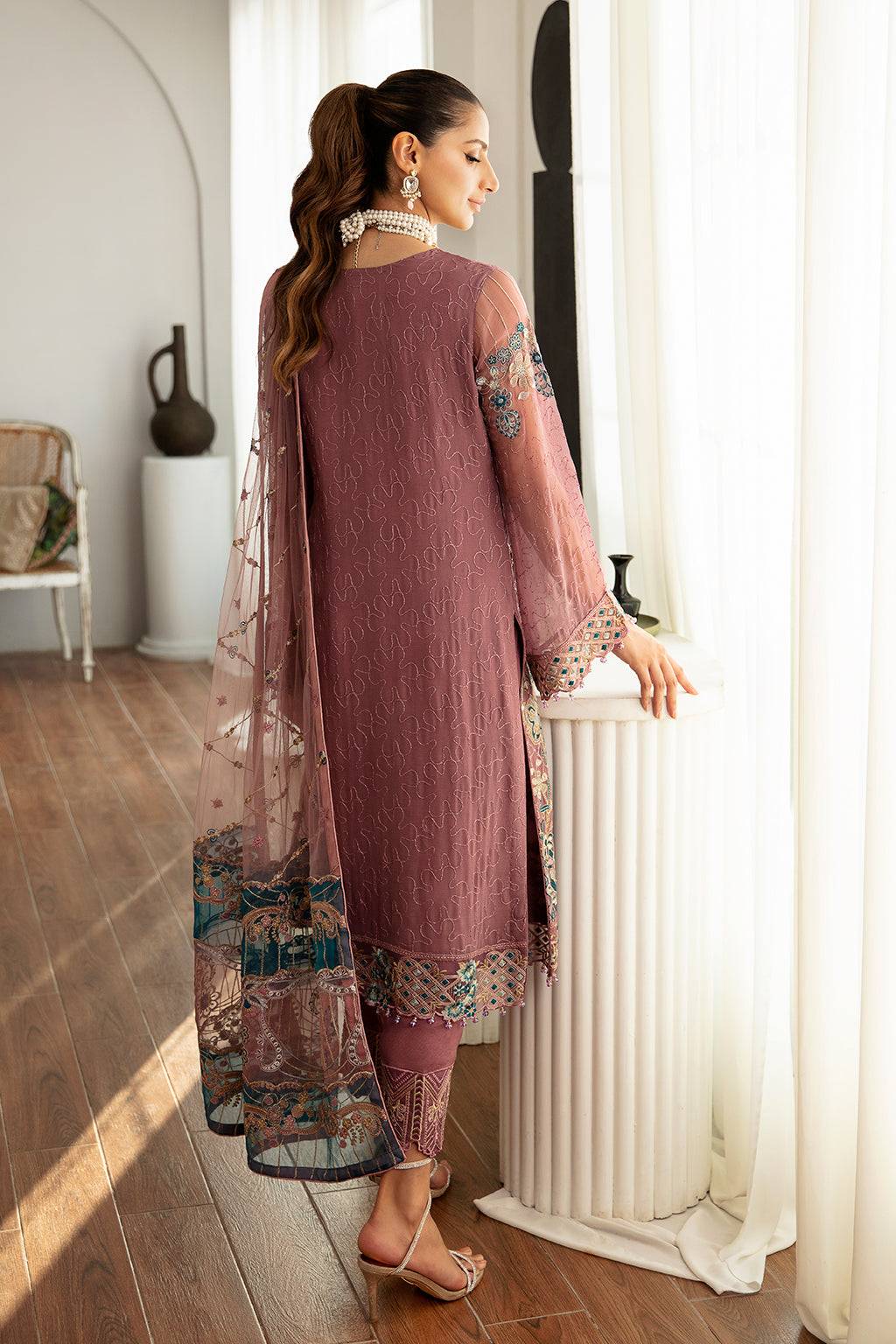Ramsha | Rangoon Chiffon Collection 24 |D-1102 - Pakistani Designer Dress - by Ramsha | Type: Formal - 100% Original at Saira Sultan