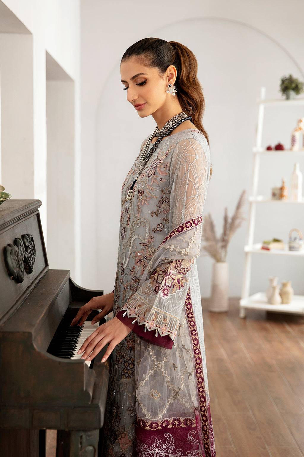 Ramsha | Rangoon Chiffon Collection 24 |D-1109 - Pakistani Designer Dress - by Ramsha | Type: Formal - 100% Original at Saira Sultan