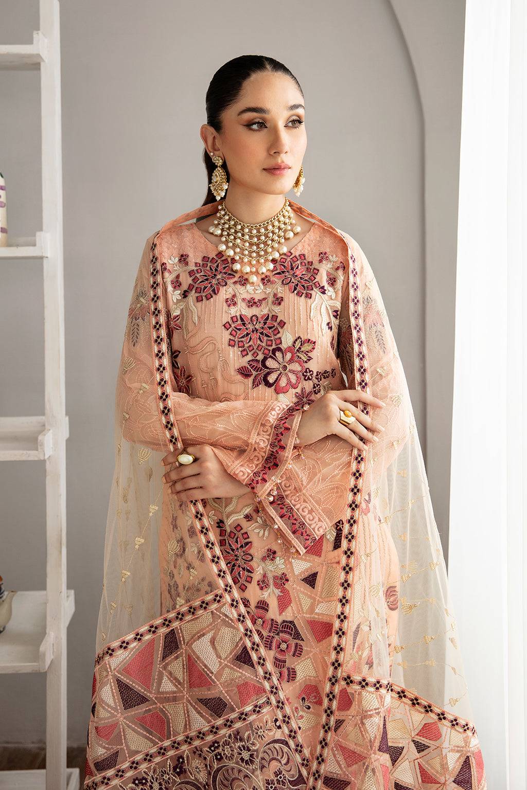Ramsha | Rangoon Chiffon Collection 24 |D-1112 - Pakistani Designer Dress - by Ramsha | Type: Formal - 100% Original at Saira Sultan