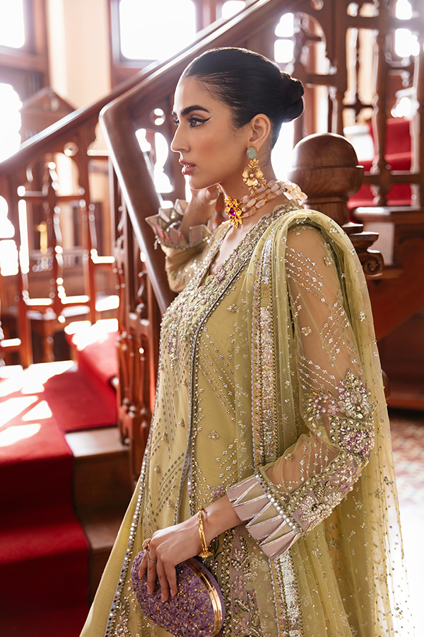 Soraya | Lumene Festive | OLIVINE - Pakistani Designer Dress - by Soraya | Type: Bridal - 100% Original at Saira Sultan