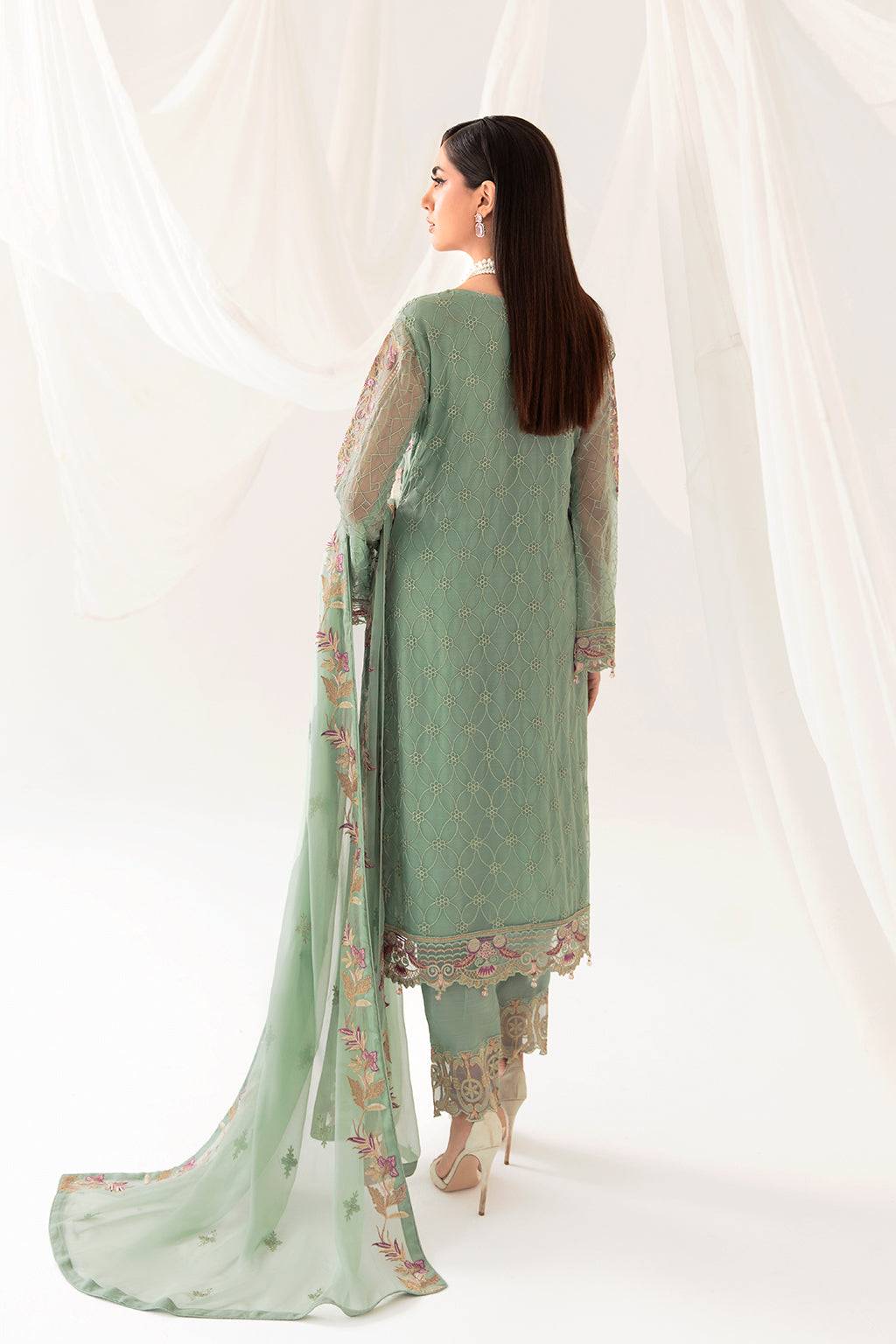 Ramsha | Rangoon Chiffon Collection 24 | D-1003 - Pakistani Designer Dress - by Ramsha | Type: Formal - 100% Original at Saira Sultan