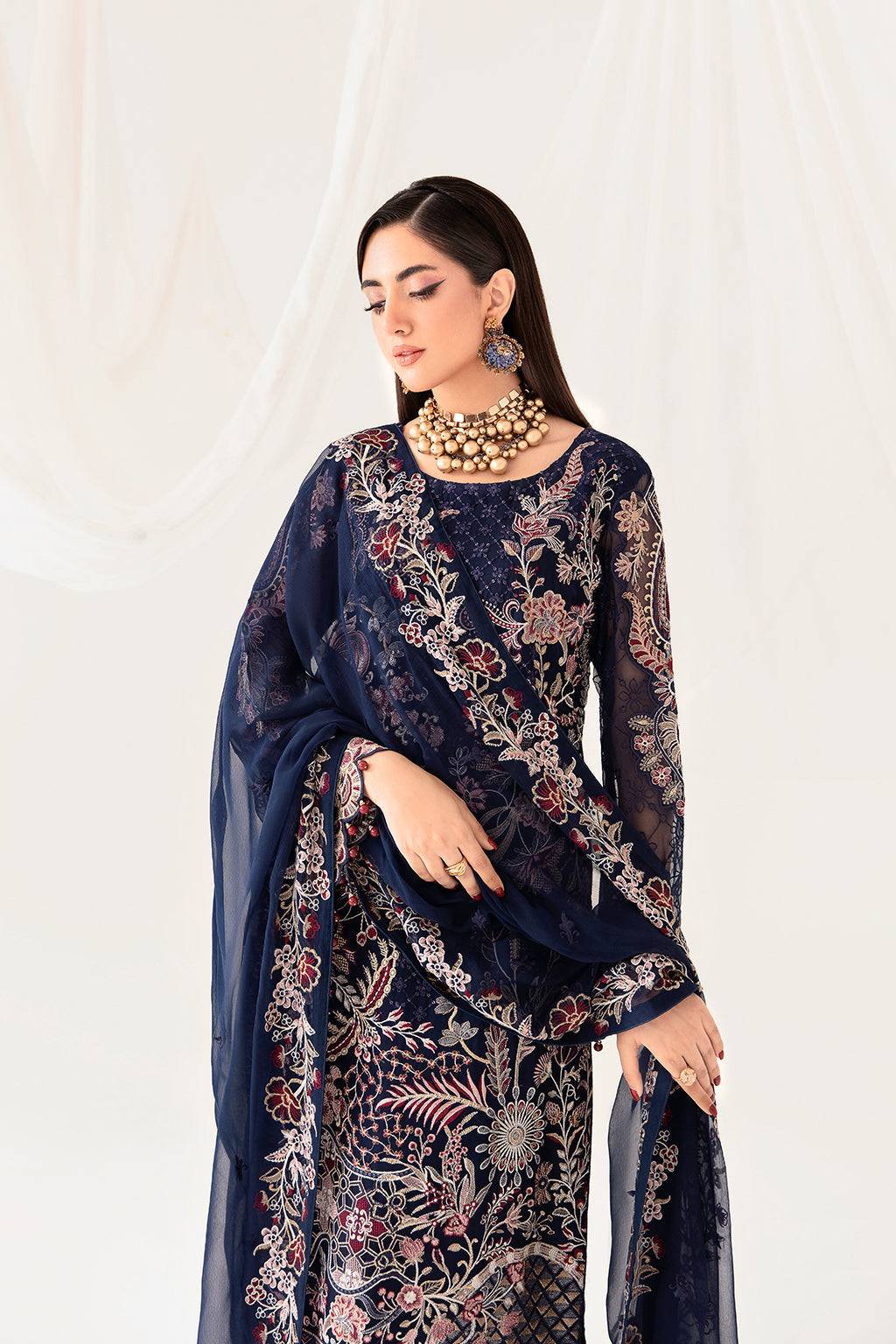 Ramsha | Rangoon Chiffon Collection 24 | D-1011 - Pakistani Designer Dress - by Ramsha | Type: Formal - 100% Original at Saira Sultan