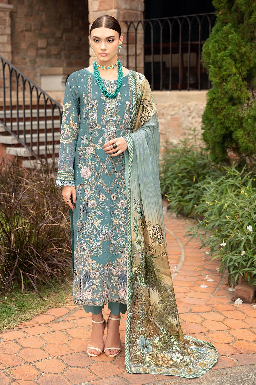 Ramsha | Riwayat Lawn Collection| Y-907 - Pakistani Designer Dress - by Ramsha | Type: Luxury - 100% Original at Saira Sultan