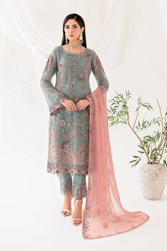 Ramsha | Rangoon Chiffon Collection 24 | D-1010 - Pakistani Designer Dress - by Ramsha | Type: Formal - 100% Original at Saira Sultan