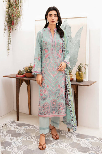 Ramsha | Mashaal Luxury Lawn | L-1110 - Pakistani Designer Dress - by Ramsha | Type: Luxury - 100% Original at Saira Sultan