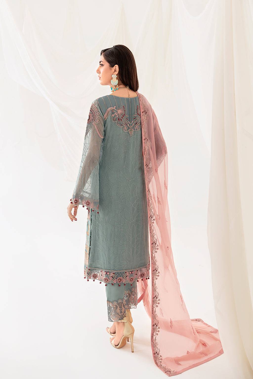 Ramsha | Rangoon Chiffon Collection 24 | D-1010 - Pakistani Designer Dress - by Ramsha | Type: Formal - 100% Original at Saira Sultan