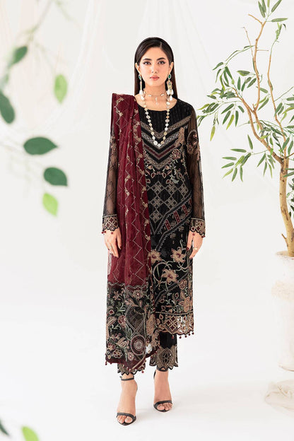 Ramsha | Rangoon Chiffon Collection 24 | D-1008 - Pakistani Designer Dress - by Ramsha | Type: Formal - 100% Original at Saira Sultan