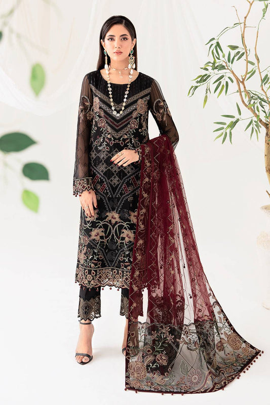 Ramsha | Rangoon Chiffon Collection 24 | D-1008 - Pakistani Designer Dress - by Ramsha | Type: Formal - 100% Original at Saira Sultan