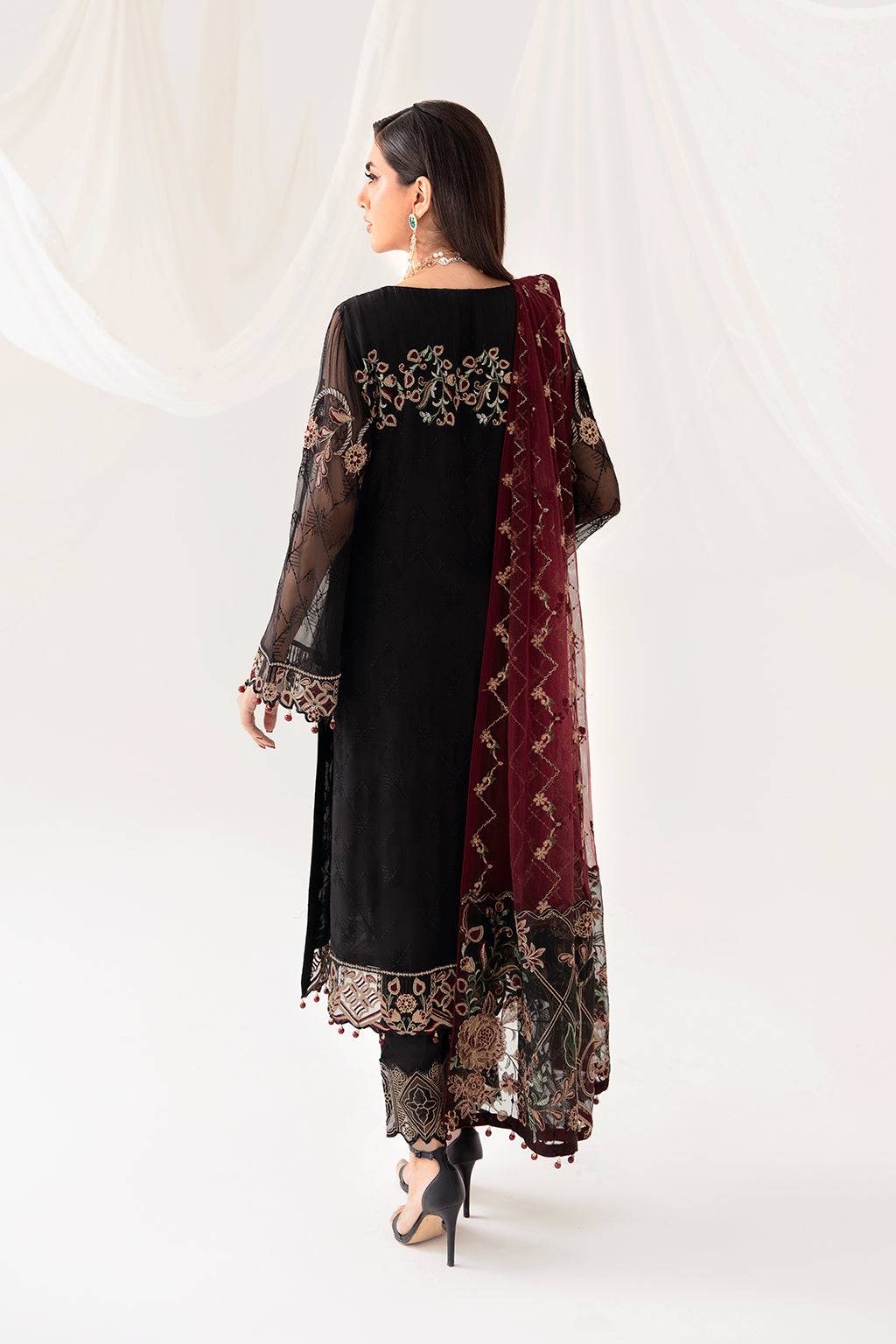 Ramsha | Rangoon Chiffon Collection 24 | D-1008 - Pakistani Designer Dress - by Ramsha | Type: Formal - 100% Original at Saira Sultan